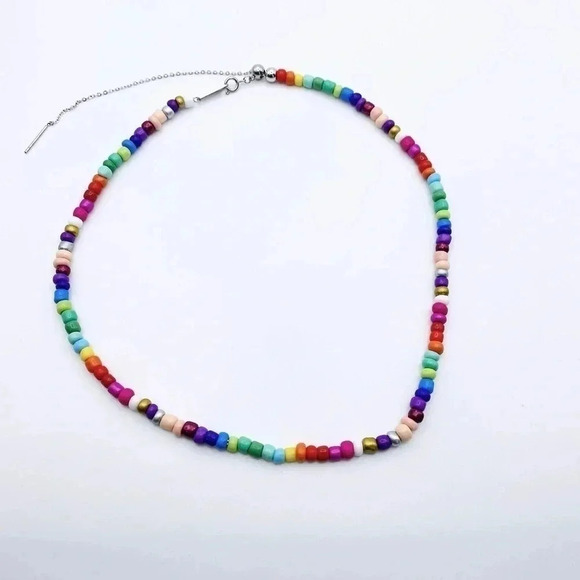 COLORFUL Beaded Choker - Picture 5 of 5